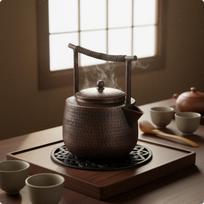 Chinese Copper Teapot Large Capacity Tea Kettle Handmade Pot Thickened Body