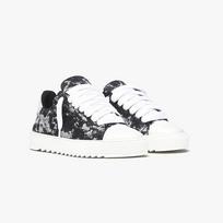 NUMERIS canvas shoes casual hand-painted serrated bottom non-slip thick bottom flat baseplate shoes men 40
