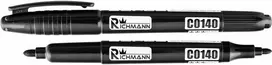Richmann Juodas dvigubas markeris 1-2 mm