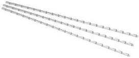 Įrišimo spiralės FOROFIS, 6mm, plastikinės, 100 vnt., baltos sp.