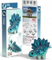 Dėlionė Fat Brain Toys Riebalų smegenų žaislai Dinozauras Stego Eugy. Eco 3D galvosūkis