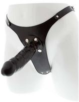 Guilty Pleasure Bdsm Proteza-GP MAŽAS DIRŽELĖLIS ANT DIRŽŲ IR DILDO