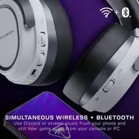 Turtle Beach Stealth 700 Gen 3 Belaidės žaidimų ausinės „PlayStation“| Baltos