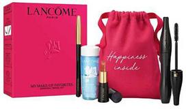 Set Lancome Hypnose Volumizing Blakstienų tušas 01 Juodas 6,2ml + Le Crayon Khol Eye Pieštukas 1,14g + Bi-Facial Make-up Remover 30ml + L'Absolu Rouge Kreminis Lipstick 274 1,6g + Pouch