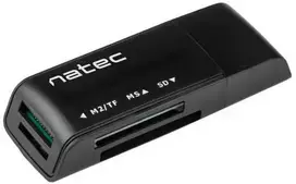 Natec memory card reader Mini ANT 3, juodas