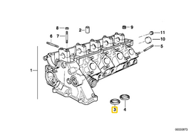 Bmw E36 E34 E39 E38 Ventilsitzring Einlass Originalus 11122244272
