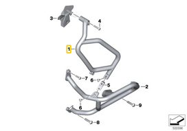 BMW K51 R 1200 GS Adv R 1250 GS Adv Kairysis Degalu Apsauga Originalus 46638563805