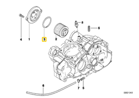 Bmw O Žiedo F 650 F 650 St G 650 Gs Originalus 11417654013