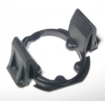 BMW E36 kairės pusės priekinio žibinto plovimo purkštuko įvorė originalus 61678353211