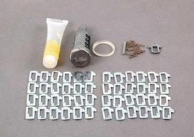 NAUJA OEM BMW E32 E34 Priekinio Durų Užrakto Cilindro Kairės Pusės Remonto Rinkinys 51218105491