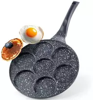 Orion Keptuvė kiaušiniams GRANDE 27 cm granitinė 7 formos