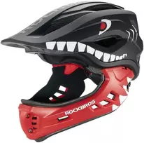 Dviračio šalmas su nuimamu smakru Rockbros TT-32005 – saugumui ir patogumui vaikams.