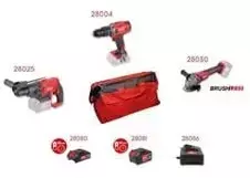 Tool set AKU 3+3 FESTA (drill, hammer, grinder, battery 2x, charger)