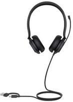 Yealink UH35 Dual UC USB-C/A Ausinės, su laidu, 20 - 20000 Hz, Calls/Music, 139.5 g, Ausinės, Juodas