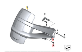 BMW R1200GS R NINET varžtas ISA M6x20 kaiščio varžtas Originalus 07129904073