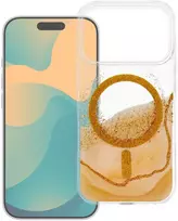 OEM dėklas, skirtas iPhone 13 / 14, auksinis, suderinamas su „MagSafe“ auksinis