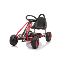 Minamas vaikiškas kartingas HATIS, raudonas/juodas