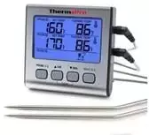ThermoPro TP-17, sidabrinė