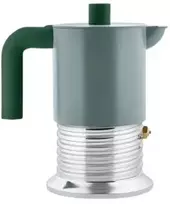 Alessi Vite PM01/3 GR Moka pot, 3 cups - Sage Žalias