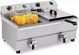 Gruzdintuvė Dviguba elektrinė gruzdintuvė 230 V 3200W 13 L