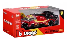 BBU 1:24 Ferrari Racing 499P LeMans Raudona 51 26317