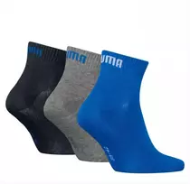 PUMA Quarter Plain kojinės, 3 poros