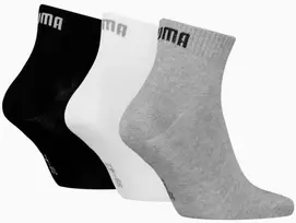 Puma ketvirčio ilgio kojinės, 3 poros