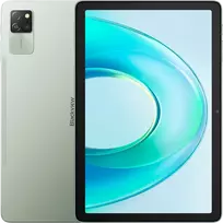 Planšetė Blackview Tab 60 Pro SET 10.1-inch HD+ 800x1280 IPS 60Hz, 8GB/128GB, Octa-core T606 1.6GHz, Cam Front 5MP Rear 8MP, Baterija 7700mAh, LTE, USB Type-C, Charger, Cable, SIM tool, Film, Case, Passive stylus, Mouse, Keyboard, Android 15, Algae Žalias