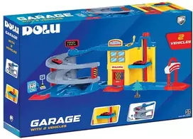 DOLU garaż ze zjeżdżalniš+2 autka 5226 52261