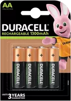 Duracell AA R6 1300mAh įkraunami elementai, 4vnt.