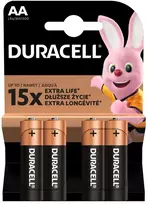 Duracell AA / LR6 šarminės baterijos, 4 vnt.