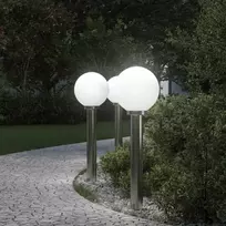 Pakabinamas šviestuvas Šviestuvai stulpeliams, 3 vnt., 80 cm, nerūdijantis plienas, IP44