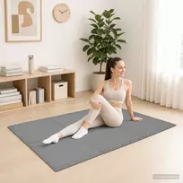 Grindų Kilimai 40 vnt. Pilka 14,4 m² EVA puta