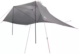 Automobilių palapinė 350 x 250 cm Pilka ir oranžinė