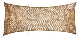 Maskuojantis tinklas su daiktadėže, 627x290cm, smėlio spalvos
