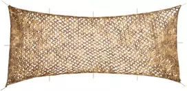 Maskuojantis tinklas su daiktadėže, 844x429 cm, smėlio spalvos