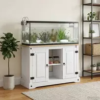 Akvariumo stovas CORONA Balta ir ruda 101,5 x 37 x 73 cm 300 kg