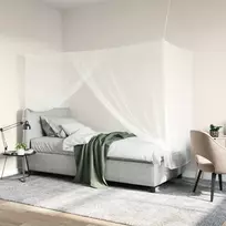 Uodų tinklas lovai 3 vnt. 156 mesh Balta 220 x 100 x 150 cm