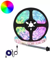 LED juosta 12 pcs Juoda ir permatoma 4000 mm Varis ir plastikas