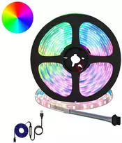 LED juosta 12 vnt. Juoda ir permatoma Varis ir plastikas
