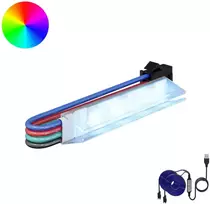 LED juosta 12 vnt. Juoda ir daugiaspalvė Varis ir plastikas