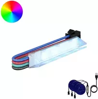 LED juosta 12 vnt. Juoda ir daugiaspalvė Varis ir plastikas