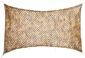 Maskuojantis tinklas su daiktadėže, 600x414 cm, smėlio spalvos