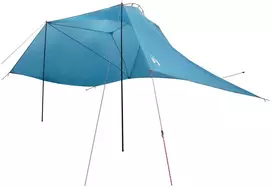 Automobilių palapinė Mėlyna 350 x 250 cm Poliesteris ir plienas