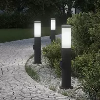 Pakabinamas šviestuvas Šviestuvai su išleidimo anga, 3 vnt., 50 cm, nerūdijantis plienas, IP44