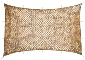 Maskuojantis tinklas su daiktadėže, 833x609 cm, smėlio spalvos