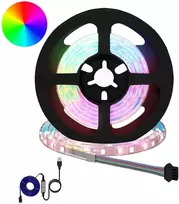 LED juosta 12 pcs Juoda ir permatoma 1200 mm Varis ir plastikas