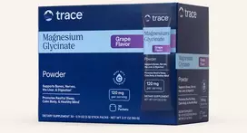 Trace Minerals Trace Magnesium Glycinate Powder 30 pak. (Magnio glicinatas) (Grape skonis)