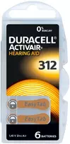 Girdėjimo aparatų baterija - Duracell Activair 312 60 vnt. 1.45V