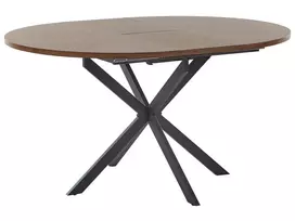 Išskleidžiamas valgomojo stalas FRIONA tamsiai rudas 110/140 cm 110 cm